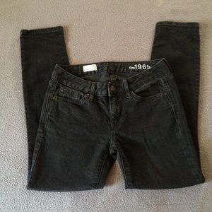 GAP 1969 always skinny  women jeans. black  26s